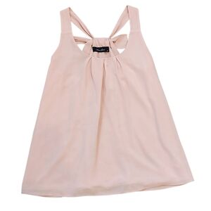 Anna Grace Light Pink Bow Tank Top